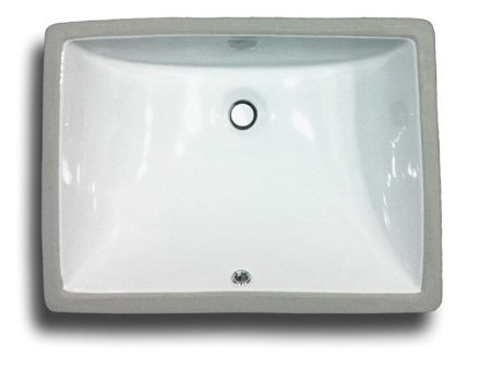Avalon ART 2215 white porcelain rectangular vanity bowl